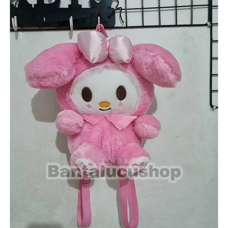 Tas Boneka Karakter Melody Ransel Wanita Kelinci Cute Bordir Ransel Anak Melody 5