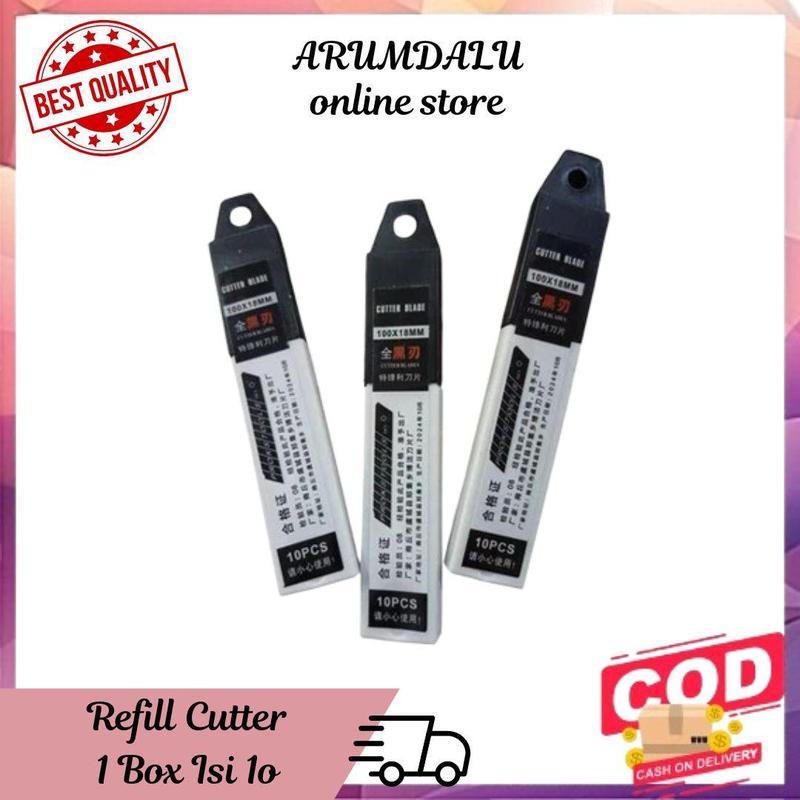 CUTTER REFILL 1 BOX ISI 10 pcs SK5 PREMIUM - Shop | Tokopedia