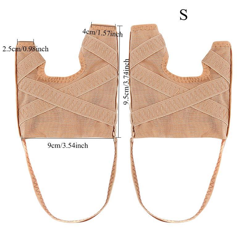 Toe Separator, 1 Pair Double Toe Foot Protectors, Toe Straightener, Foot Care Tool for Women & Men, Sports & Outdoor Accessories 4