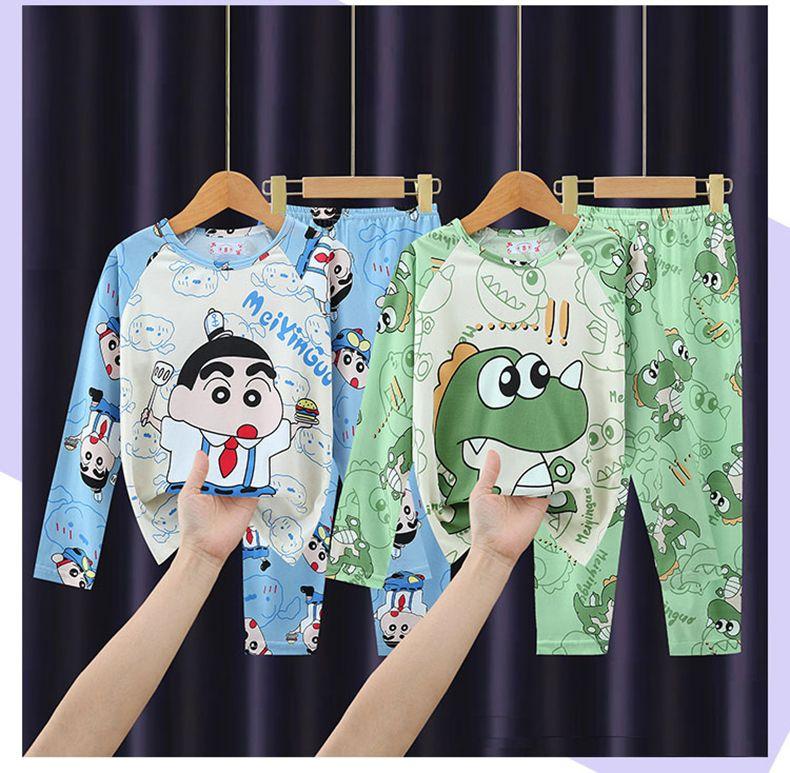 Product Introduction of Bộ Đồ Ngủ Trẻ Em, Dành Cho Bé Trai Và Bé Gái, Bộ Đồ Mỏng Dài Tay, Thiết Kế Hoạt Hình Dễ Thương, Thích Hợp Cho Mùa Xuân Và Mùa Thu, Quần Áo Điều Hòa Không Khí, Đồ Mặc Nhà 28