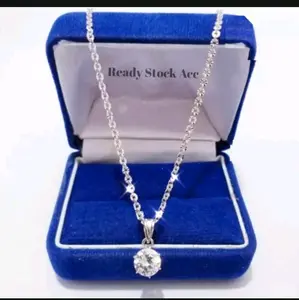 kalung nuri titanium anti karat anti luntur Perempuan Berlian Elegan