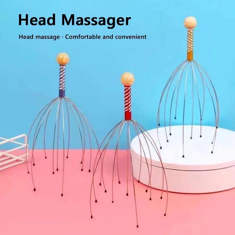 Product Introduction of Octopus Head Massager Grab Head Ball Grab Scalp Itch Paw Magic Massage 9