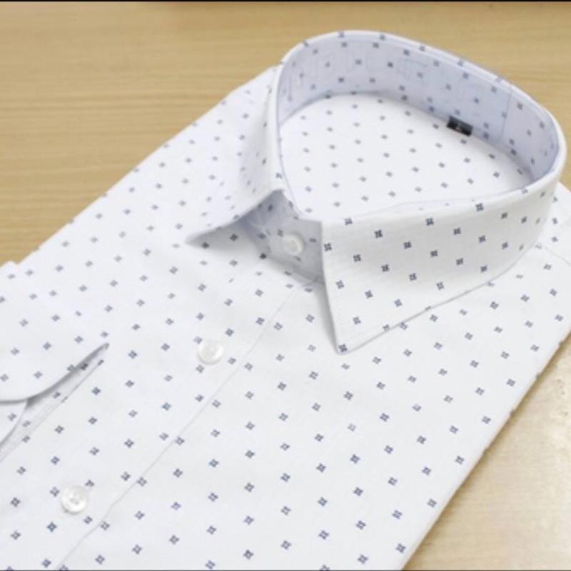 Áo sơ mi nam công sở FATUNO dài tay chấm bi, Áo sơ mi nam Hàn Quốc gấp hộp cao cấp VNXK sominam  dep Menswear Cổ Tròn 7