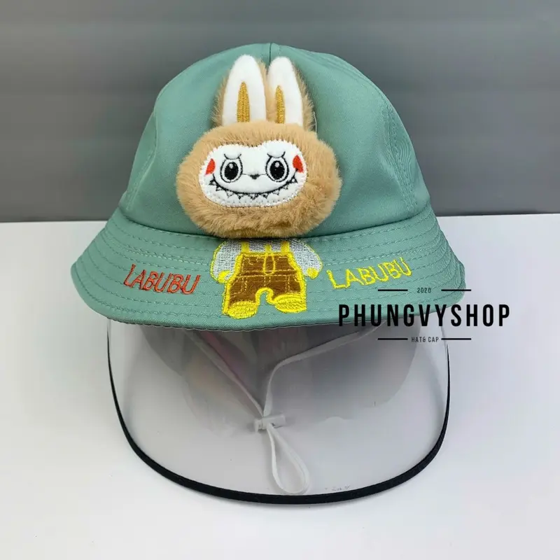 Có 2 Size 1-6 Tuổi_Mũ chống giọt bắn chắn gió bụi mưa bucket tai bèo vành phungvyshop-nón / Bo "KIẾNG" LABU TAI ĐỨNG/ 5