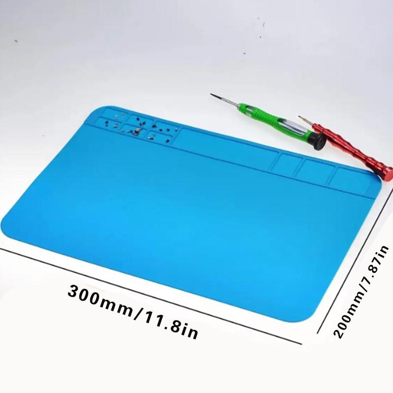 Silicone Soldering Mat, Repair Work Mat, Large Platform Station Pad For Soldering, Solid Color Welding Pad, Welding Accessories 1