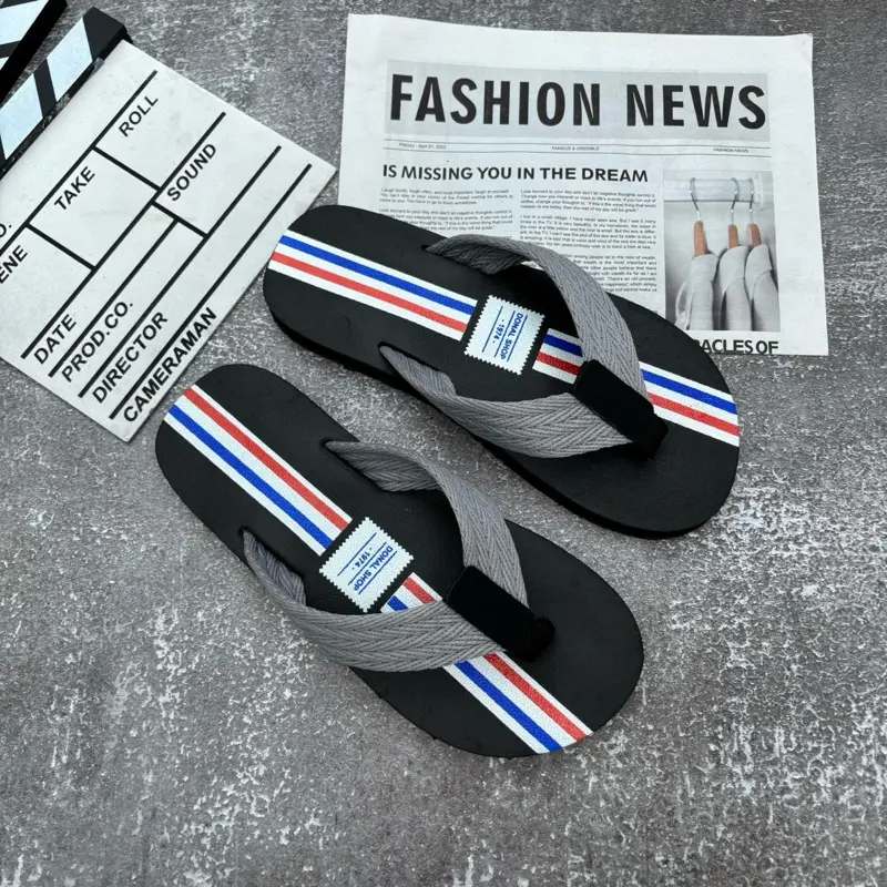 [ 5 ] Dép Tông . Dép Xỏ Ngón Donal Shop . Đế Cao Su , Quai Vải Bện Cao Cấp
