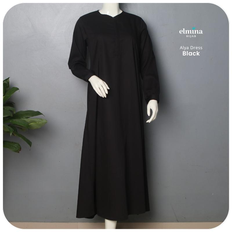 Product Introduction of Gamis polos Gamis toyobo Gamis busui Alya Series by elmina Muslim 7