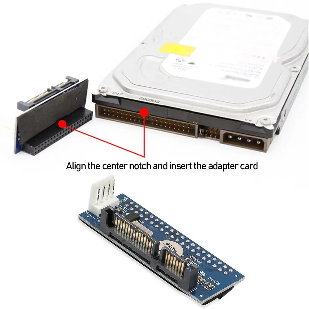 Mother Board 3.5 inch HDD Data Cable SATA Connector Hard Disk Adapter IDE to SATA SATA IDE Adapter