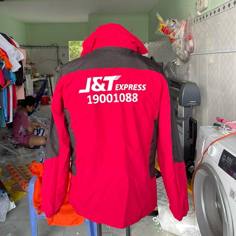 Áo khoác jt phối màu đỏ đen  Menswear Jacket aokhoac nam Dài Tay