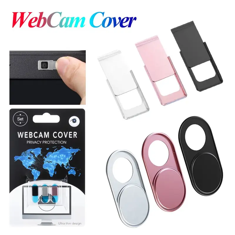 Nắp Che Webcam Kim Loại, Chặn Siêu Mỏng, Mỏng, Bảo Vệ Quyền Riêng Tư, Cho Máy Tính Xách Tay, Điện Thoại Thông Minh Và Máy Tính, Với Miếng Dán Máy Ảnh, Cửa Trượt 1