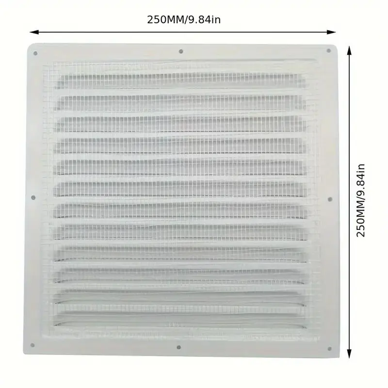 Aluminum Alloy Vent Cover, Metal-Louvered Wall Air Vent Grille for Exhaust and Ventilation, Vent Cover for Home, Office, Hotel, Restaurant 1