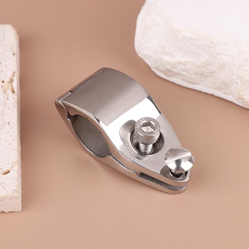 Tay áo bằng thép không gỉ, được đánh bóng gương, được làm bằng thép không gỉ 316, tay áo thân mở, thích hợp cho phần cứng mái hiên du thuyền và hàng hải 4