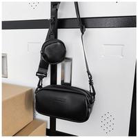 Gambar Tas Selempang Pria Kulit Tas Kulit Pria cowok BARNEY Hitam dari Leather Concept Kota Tangerang 3 Tokopedia