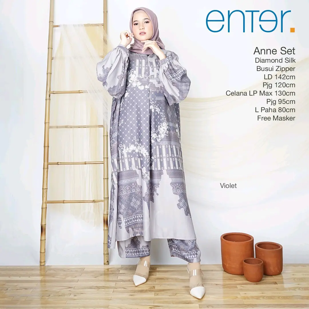 anne set setelan wanita maxmara jumbo ORI enter