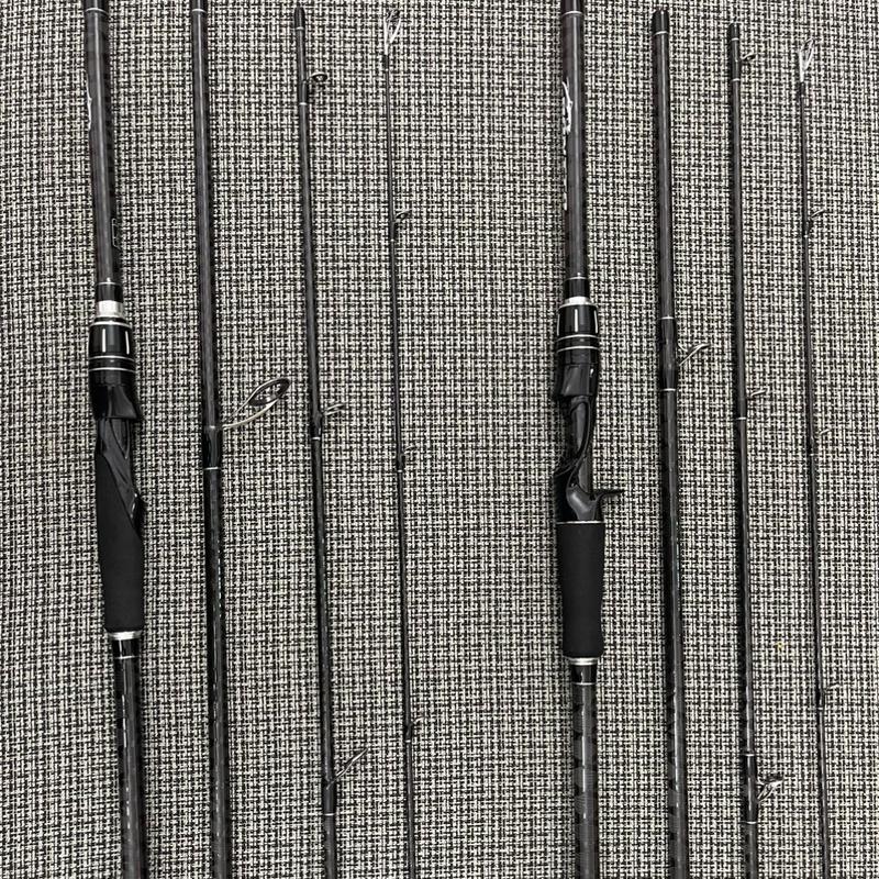 CẦN CÂU CÁ 4 KHÚC SIÊU GỌN NHẸ CHUYÊN LURE BONITO Fishing Đi Câu Bắt Cá Mồi Nam