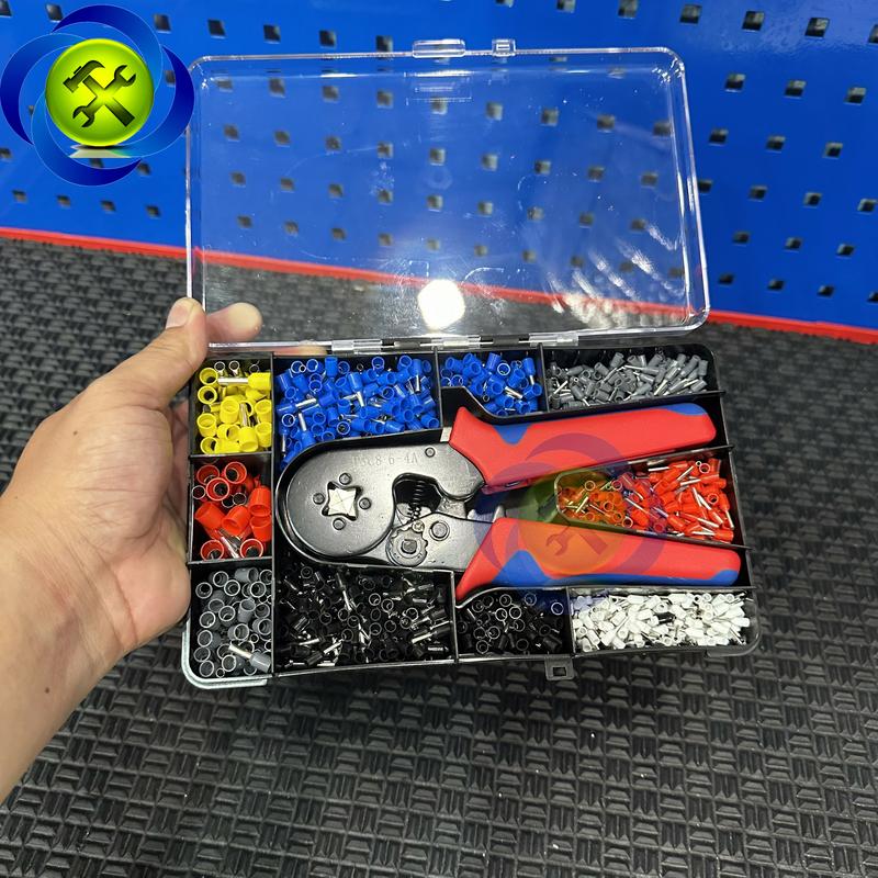 Kìm bấm cos vuông HSC8 6-4A kèm đầu cos pin rỗng