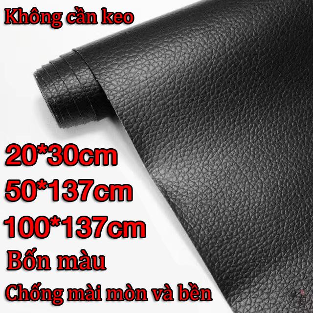 Cuộn Miếng Da PU,Miếng dán vải da PU,Da Pu tự dính,20x30cm,50x137cm,100x137cm,da dán ghế sofa,dán nội thất