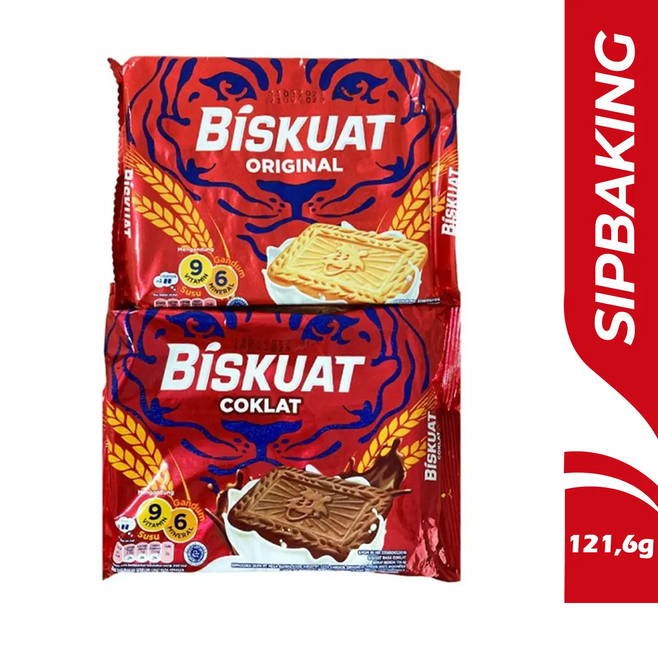 Biskuat Biskuit Original Cokelat 121.6 gr