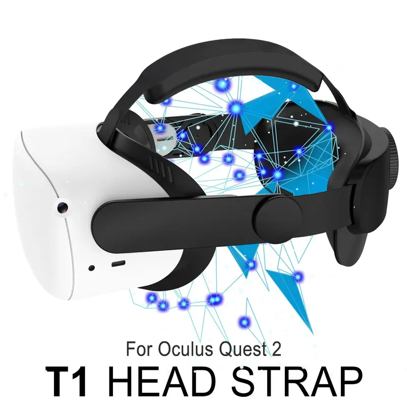 Adjustable VR Headband (1 Box), VR Headband Replacement, Enhanced Comfort Support & VR Gaming Immersion, Compatible with Oculus Quest 2 (Headband Only), Console Accessories 5
