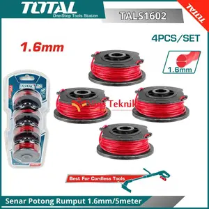 Senar Potong Rumput 4pcs Line Spool 1,6mm/5 meter TOTAL TALS1602