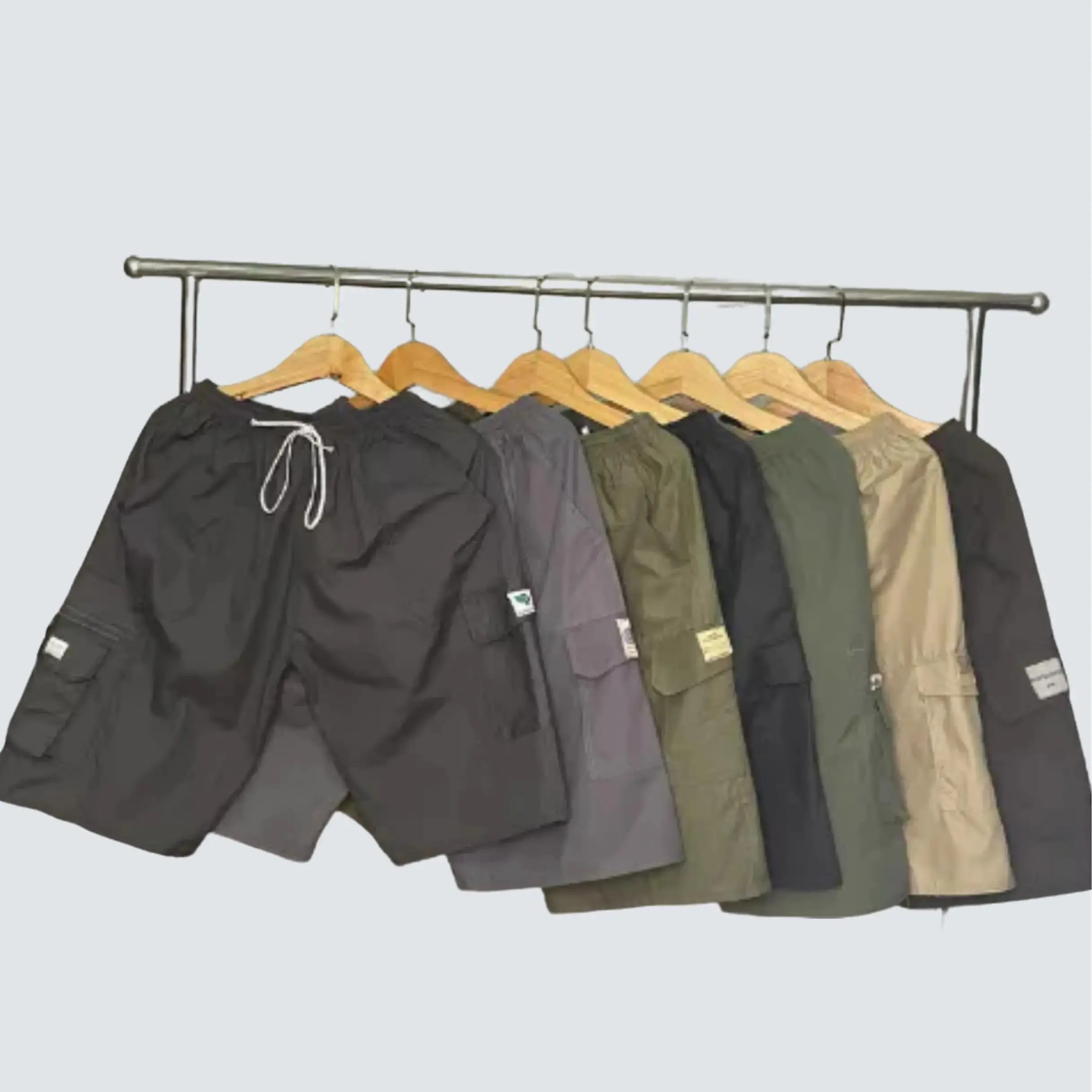 SALE COMBO 3 QUẦN SHORT,Quần KAKI Túi Hộp Lưng Thun có khóa Kéo Nhiều Màu Cao Cấp Nam Kem Nhung Menswear quankaki