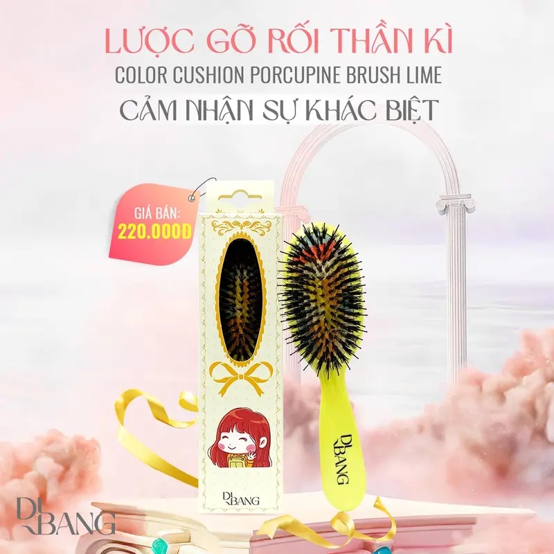 Lược Gỡ Rối Màu Xanh, Giảm Gãy Rụng Di Bang [TẶNG QUÀ ĐƠN TỪ 600K] 1