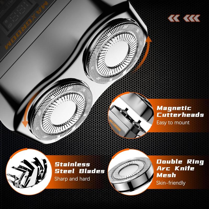MAXGROOM-A1 Máy Cạo Râu Mini Nam Điện 2024 quả và trơn tru, máy cạo râu khô Bảo hành 24 tháng 4