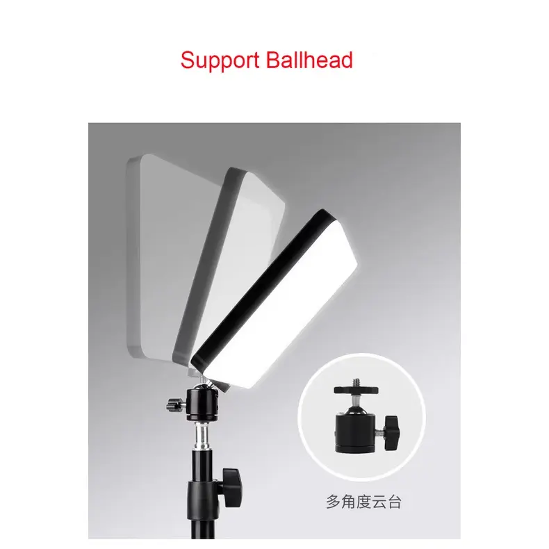 LED CAMERA LIGHT / LAMPU FOTOGRAFI / LED LIGHT BRIGHTLED MM-240 / VIDEO LIGHT LED Ra95+ LAMPU MAKE UP MUA 6