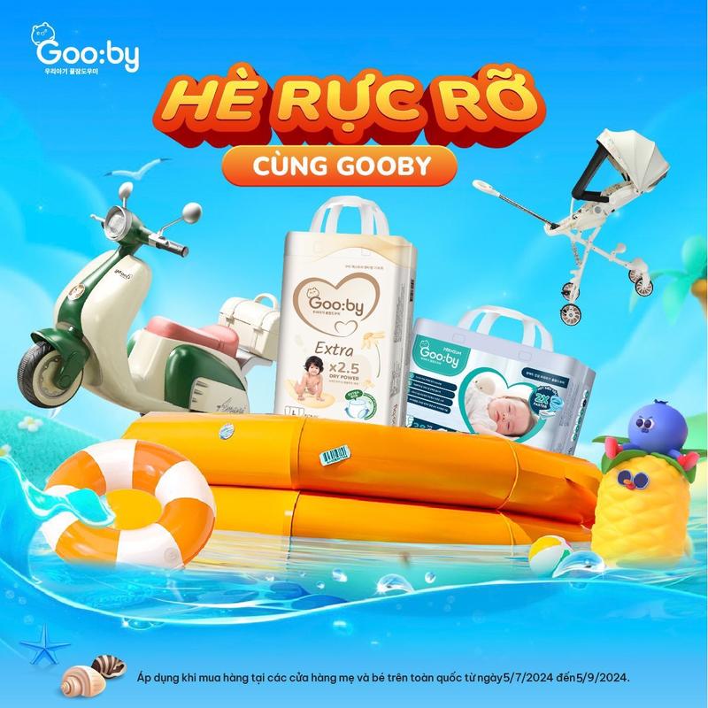 (Chọn quà) Bỉm GOOBY đêm Hàn Quốc đủ size cho bé