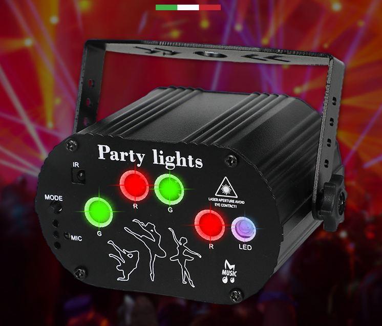 Product Introduction of Đèn Chiếu Laser Màng Ảo 3D Cảm Biến Theo Nhạc -Trang Trí Phòng Bay Phòng Karaoke- có kèm Remote 0