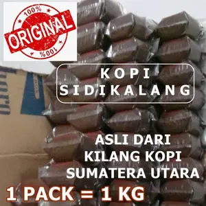 KOPI HITAM SIDIKALANG MIX ARABICA DAN ROBUSTA 1 KG - HALUS