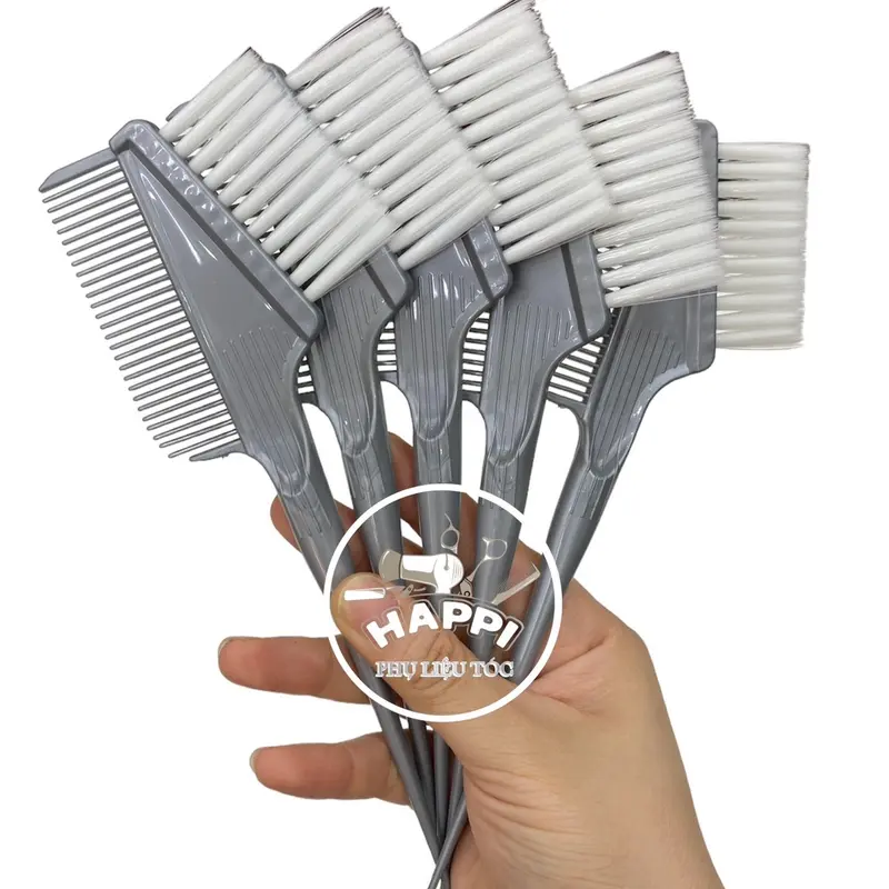 Combo 10 bát 10 chổi nhuộm tóc cao cấp chuyên nghiệp, bát chổi vào thuốc làm tóc 5