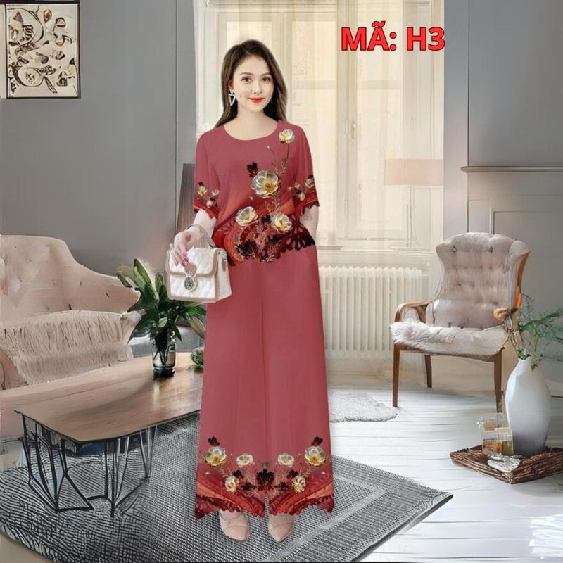 ĐẶT HÀNG TẠI ĐÂY | Set Bộ Đồ Trung Niên Nữ Đẹp Thiết Kế Hoa Khoét Lỗ Độc Đáo Mặc Đi Chơi Đi Làm Nhiều Màu Đủ Size Tặng Mẹ Áo Women Top