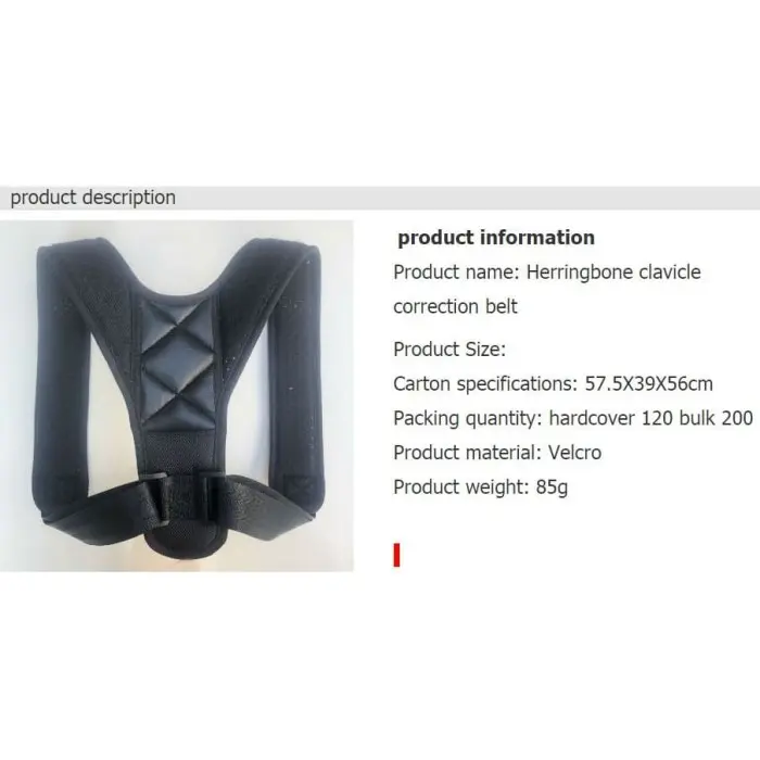 PENEGAK POSTURE PUNGGUNG BACK KYPHOSIS CORRECTION BELT 1