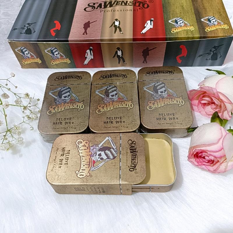 Sáp vuốt tóc Sawensito deiuxe hair wax ,sáp dạng trượt clay giữ nếp tốt 100ml Chăm sóc tóc Nữ