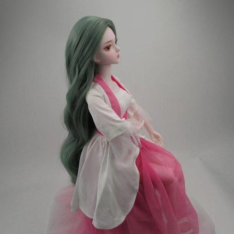 Product Introduction of Tóc Giả Búp Bê BJD, Tóc Giả Sợi Nhiệt Độ Cao, Tóc Giả SD Quấn Tóc Búp Bê SD, Xoăn Hàng Đầu, Phong Cách Giữa, Đồ Chơi, Với Sóng Gợn Sóng, 3468 Điểm 4