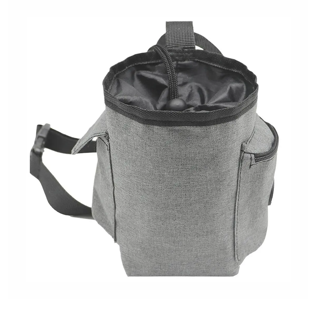 Fitness  Chalk Bag with Adjustable Waist Belt Drawstring Closure Storage Bag Pet Training Waist Bag Carry-On Bag for Gym Climbing, Bouldering, Gymnastics