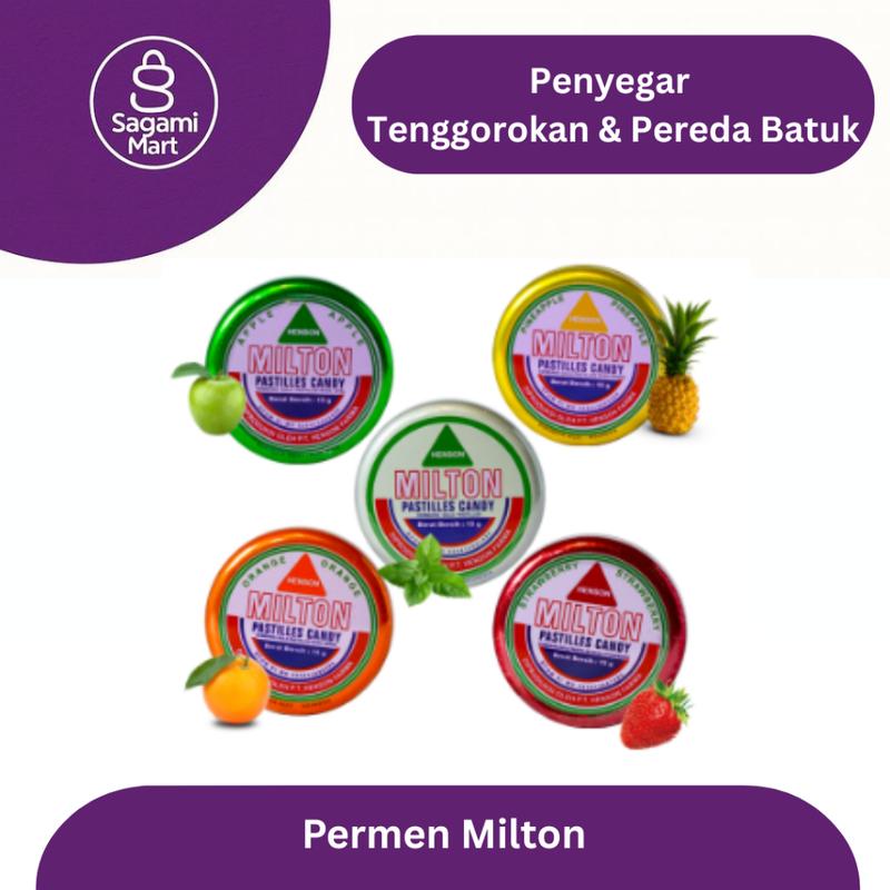 Permen Milton 30gr - Permen Hisap Penyegar Tenggorokan & Pereda Batuk ...