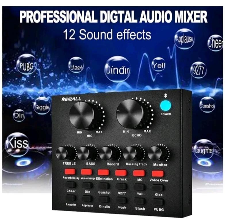 Product Introduction of Soundcard V8 Lengkap Ori V8 Sound Card Microphone Webcast Live External Sound Card with Personal Entertainment Streamer for Phone Computer Sound Card V8 Audio Soundcard New 6