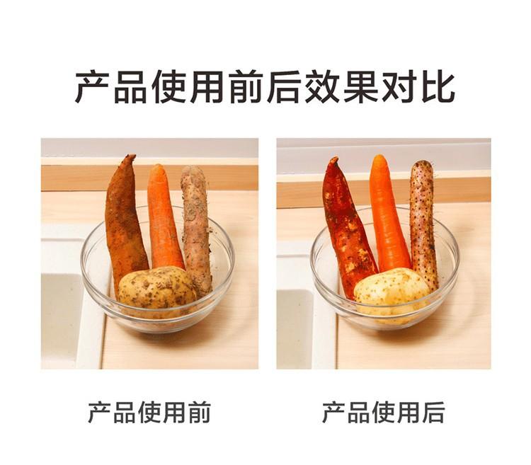 Product Introduction of Fruit and vegetable cleaning brush, kitchen cleaning, potato washing, vegetable and fruit bendable cleaning, sink crevice brush 2