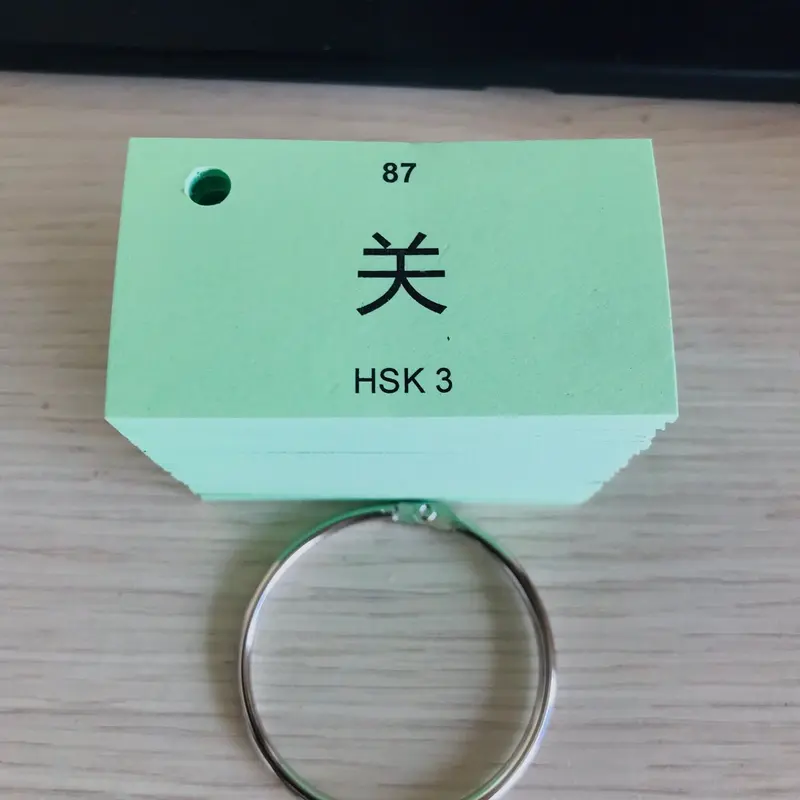 Flashcard Hán Tự Tiếng Trung HSK123 giá rẻ nhất thị trường học cực nhanh 7