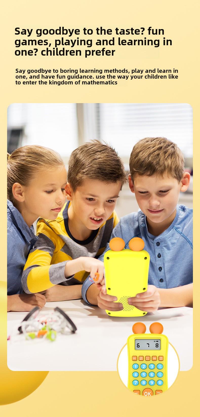 Product Introduction of Mickey Children's Mental Arithmetic Machine/Practice Machine, Intelligent Enlightenment Children's Early Education Learning Machine, Mental Arithmetic Training Machine, Math Mental Arithmetic Machine 2