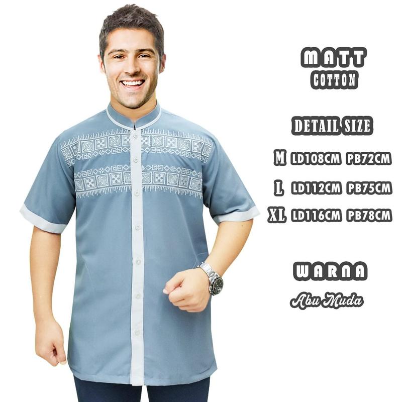 Product Introduction of Baju Koko Pria Dewasa Terbaru Koko Syubbanul Muslimin Koko Azzahir Koko Baju Koko Lengan Pendek 0