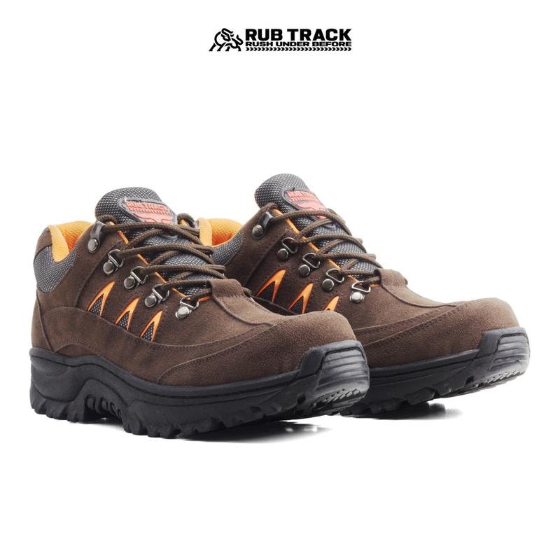 Product Introduction of sepatu safety pria ujung besi double suede cream tan brown boots karet sepatu Kerja Shoes Hitam Black 13
