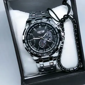 MANTAP!!JAM TANGAN PRIA KEREN FREE GELANG BLUSTIN DAN BATRAI CADANGAN