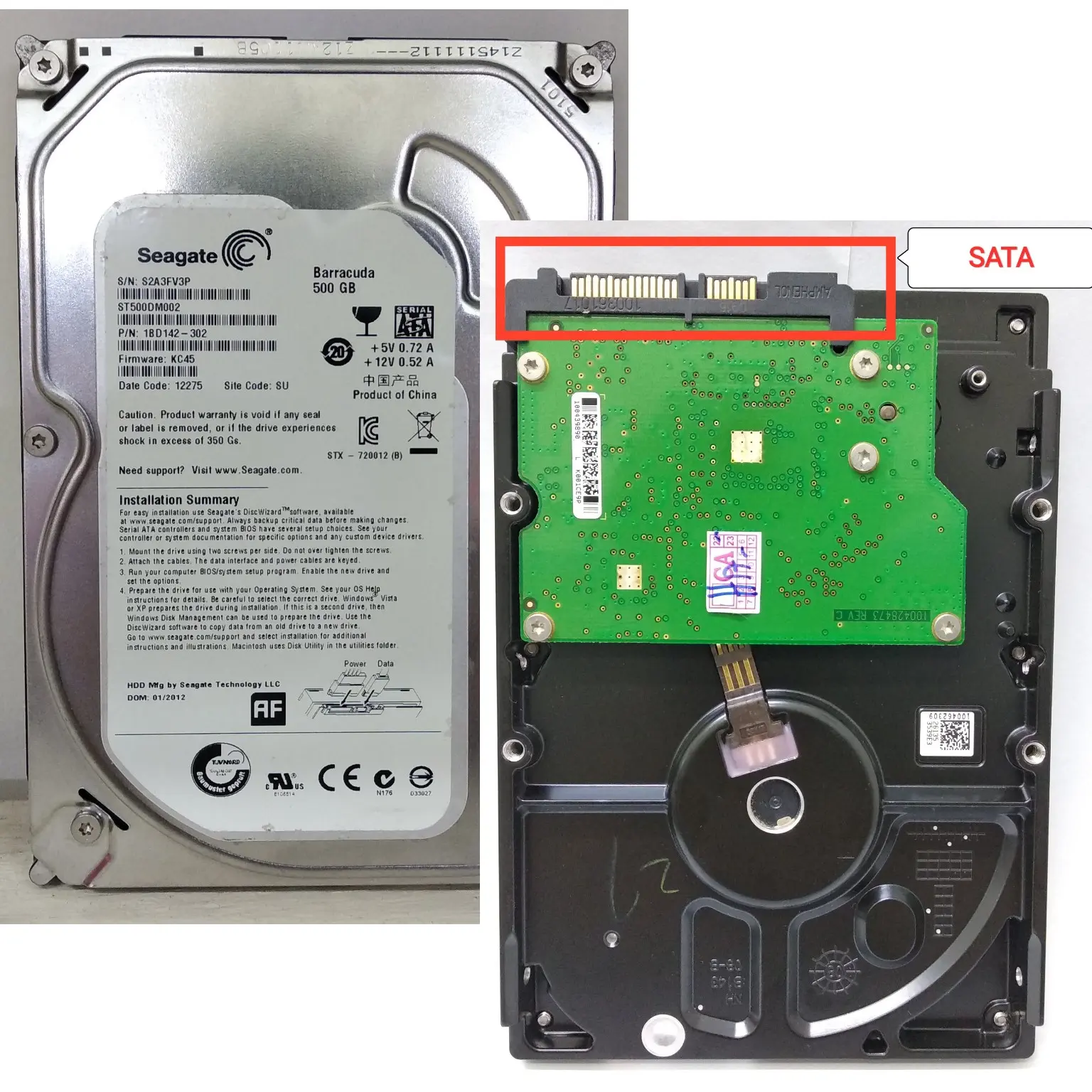 Hdd harddisk internal 500gb/250gb 3.5 inch sata full game ps2 Storage