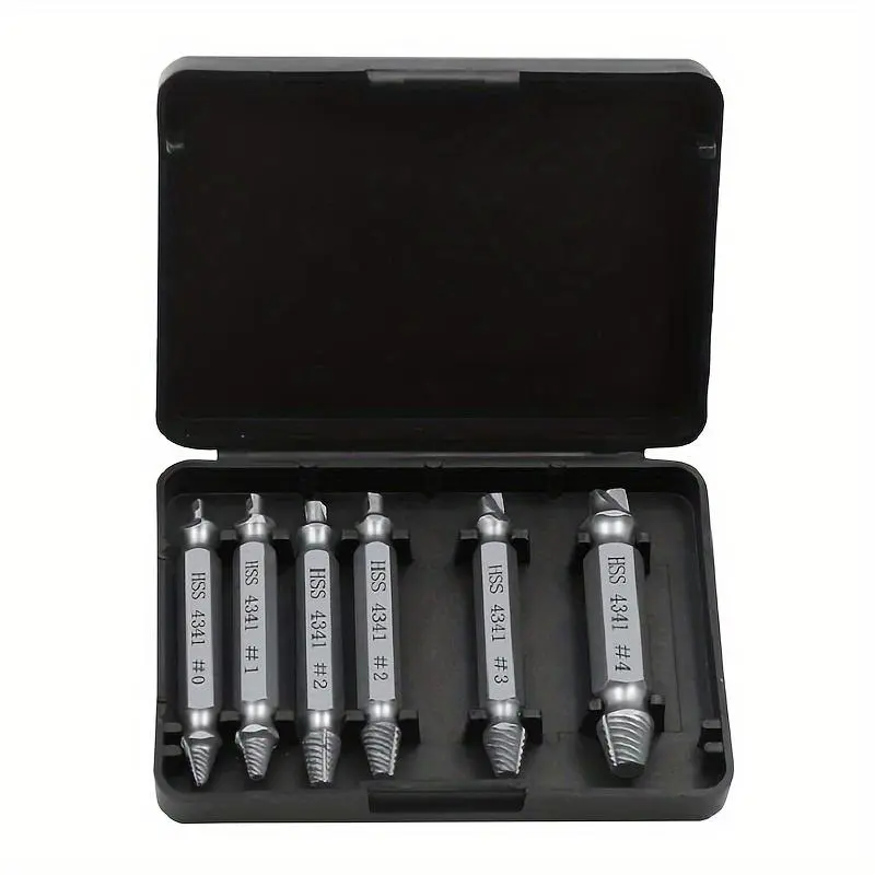 Damaged Screw Extractor Set, Easy Out Bolt Extractor, Stripped Broken Screw Remover, Power Tool Accessories 5