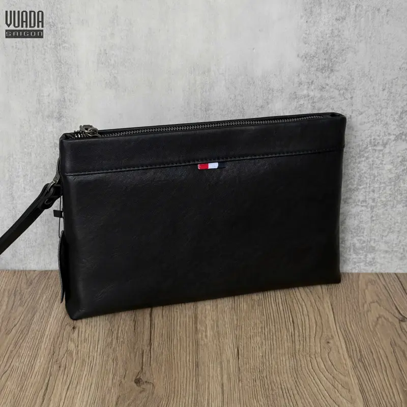 Cầm Tay Da Dáng Ngang Đơn Giản Cho Nam CTD56 1