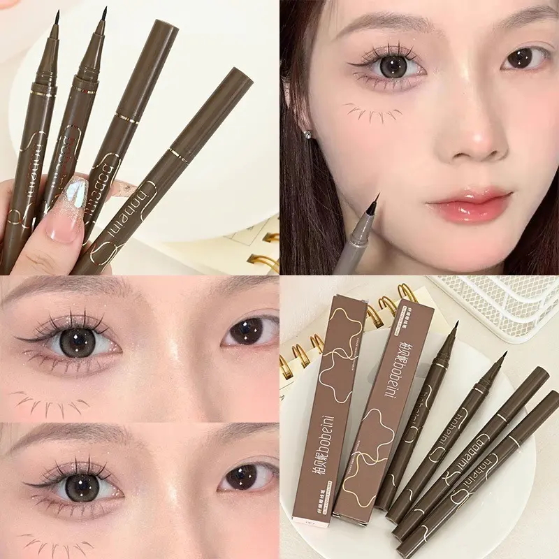 4 Color Super Smooth Liquid Eyeliner Natural Quick Dry Smooth Waterproof Long Lasting No Smudge
