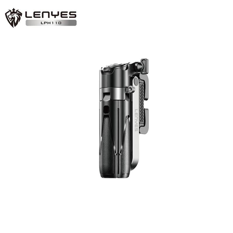 LENYES LPH110 Super Mini Tongsis Tripod Stick Selfie Vlog with LED Light Bluetooth Remote Monopod 1